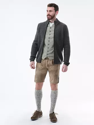 GOTTSEIDANK | Gilet traditionnel en tricot LEVIN | grau